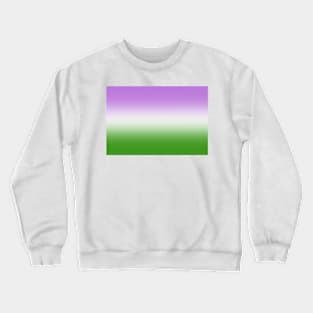 Genderqueer Pride Flag Gradient Crewneck Sweatshirt